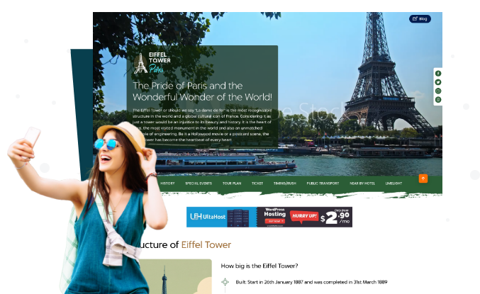 Eiffel Tower France Website
