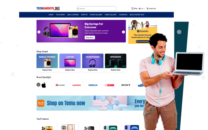 TechGadgets360 Website